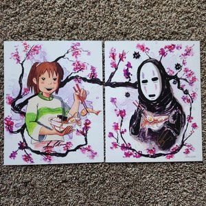 Spirited Away 8" x 10" Art Print Set of 2 - Limited Edition - Bam Box Exclusive